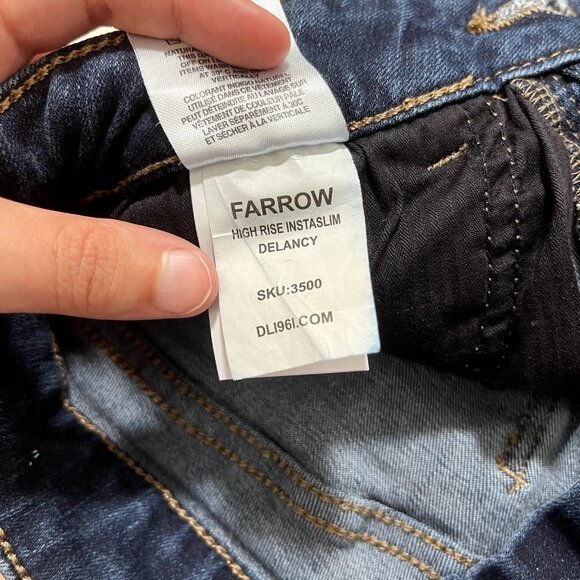 DL1961 Women's Farrow High Rise Instaslim Delancy Jeans‎ Size 26 - Picture 4 of 11